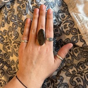 Sterling Silver Labradorite Ring